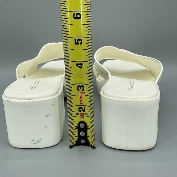 Jeffrey Campbell Women’s Bubblegum Platform Sandals White Size 9M - Picture 4 of 10